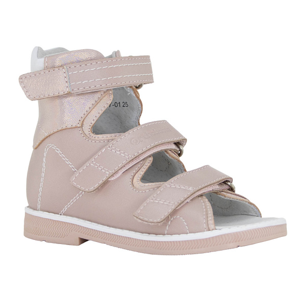 Сандали ортопедические Ортобум для девочек 71057-01 пыльно-розовые