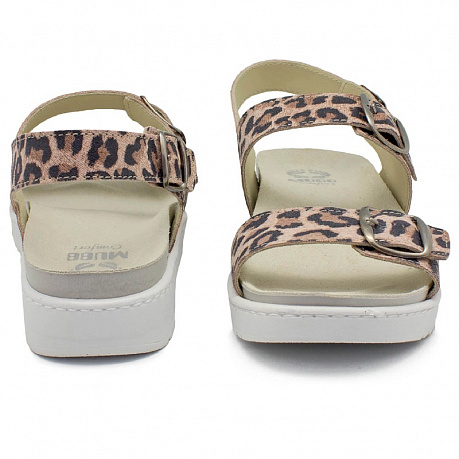 Сандали Mubb женские 2005-03 бежевый леопард. Изображение 3 из 3