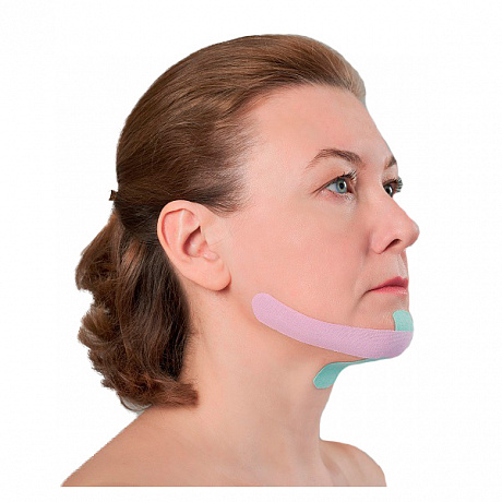 Кинезио тейп Bio Balance Tape Super Soft для лица 5см х 5м сакура. Изображение 4 из 5