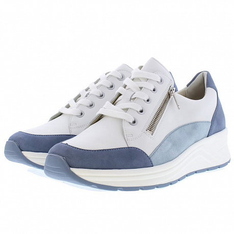 Кроссовки Solidus Karma женские 59075-K-80462 белый/голубой. Изображение 4 из 5