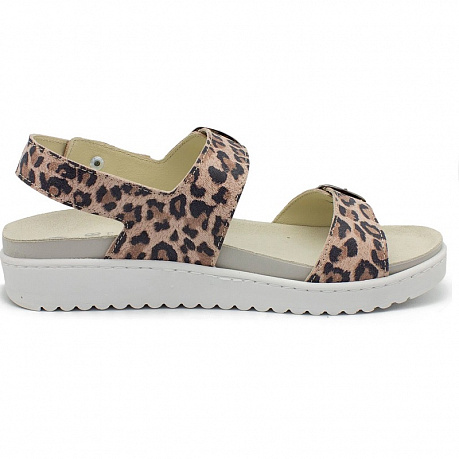 Сандали Mubb женские 2005-03 бежевый леопард. Изображение 2 из 3