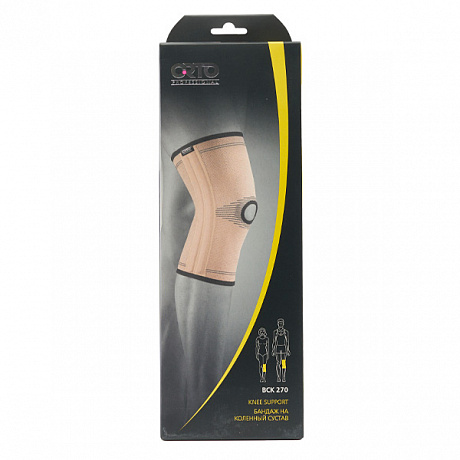 Бандаж на коленный сустав Orto Professional с отверстием BCK-270. Изображение 3 из 3