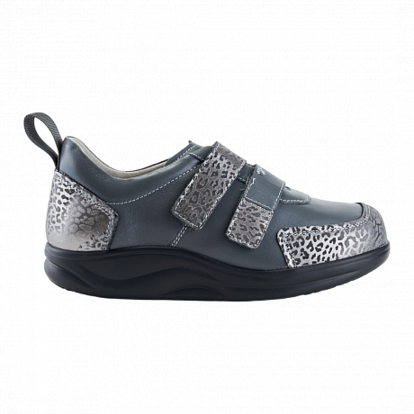 Полуботинки ортопедические Ортомода женские 82389-Х-504 СД серые. Изображение 2 из 4